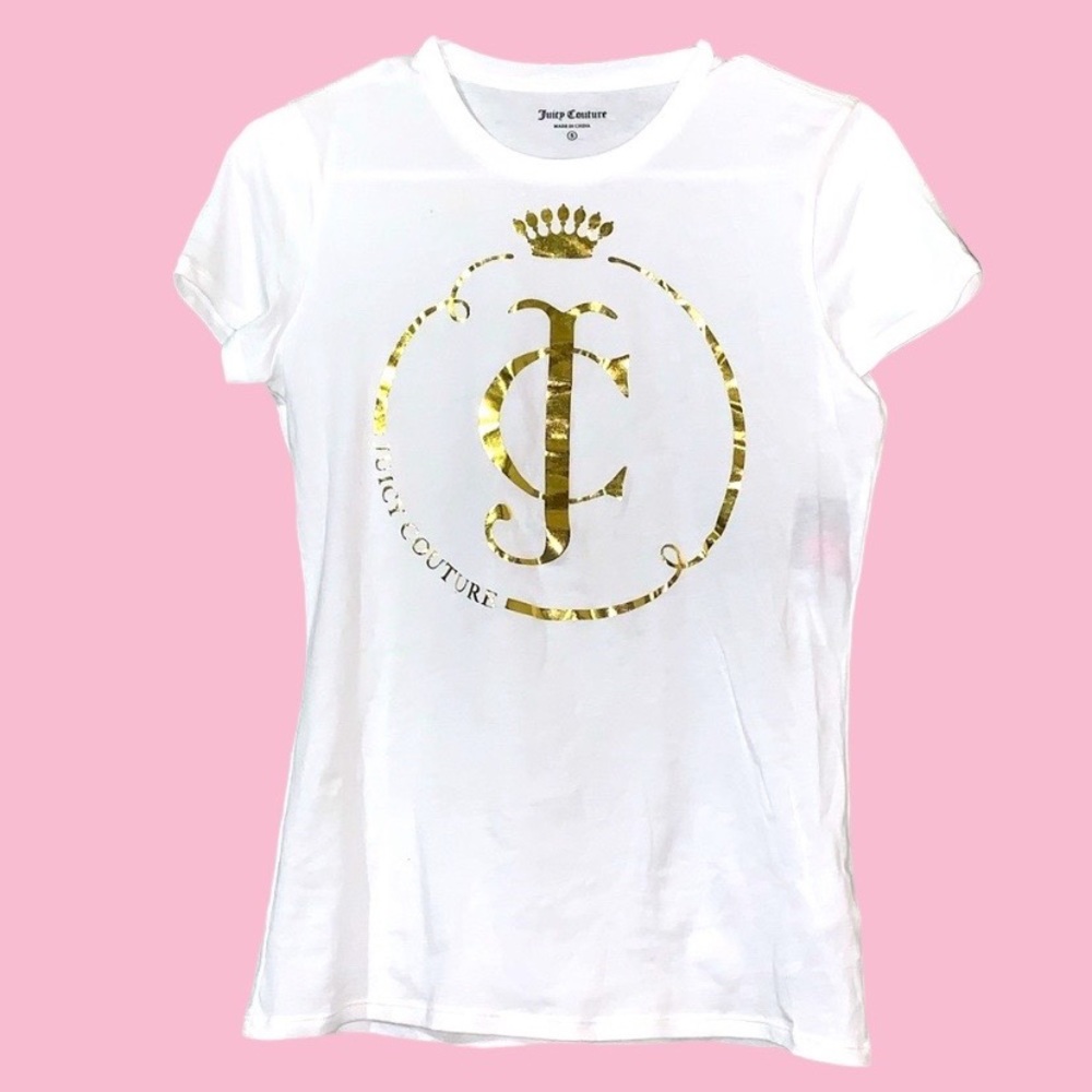 Juicy couture y2k logo shirt size S